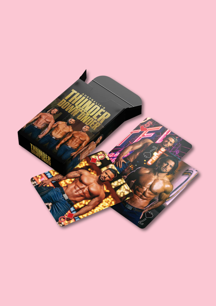 Thunder From Down Under Playing cards